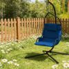 Hammock, hanging swing, dark blue
