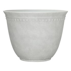Asti White Planter 18-Inch Recycled Resin