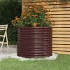 Garden Planter Brown Powder-coated steel Medium Garden Planter