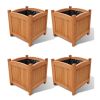 Raised Beds 4 pcs 11.8"x11.8"x11.8