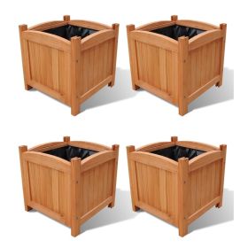 Raised Beds 4 pcs 11.8"x11.8"x11.8