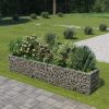 Gabion Raised Bed Galvanized Steel 106.3"x19.7"x19.7