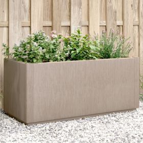 Garden Flower Box Light Brown
