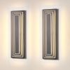 23.6 in Modern Long Outdoor Wall Lights Exterior Lights for House,LED Outdoor Wall Large Front Porch Light Fixture For Garage, garden
