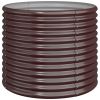 Garden Planter Brown Powder-coated steel Medium Garden Planter