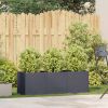 Planter Anthracite 47.2x15.7x15.7" Cold-rolled Steel