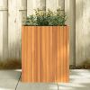 Garden Planter 23.2"x10.8"x27.6" Solid Wood Acacia