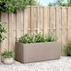 Garden Flower Box Light Brown