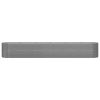 Garden Raised Bed Galvanized Steel 173.2"x31.5"x26.8" Gray