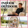 Hammock chair frame, outdoor swing frame, supporting hammock, gray