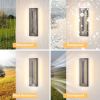 23.6 in Modern Long Outdoor Wall Lights Exterior Lights for House,LED Outdoor Wall Large Front Porch Light Fixture For Garage, garden