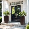 30 in Tall Large Flower Pots Planter with Self-Watering Drainage Holes&Inner Trays Indoor Outdoor Plant Pot with Drain Holes, Water Level Monitor