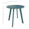18'' Round End Table with Square Feet